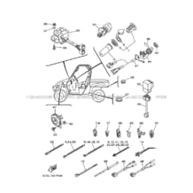 PARTIE ELECTRIQUE 2 pour Yamaha 660 2007 RHINO YXR660F 5UGV SILVER