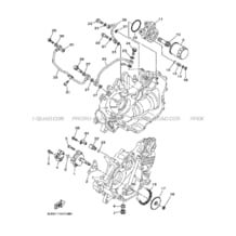 POMPE A HUILE pour Yamaha 660 2007 RHINO YXR660F 5UGV SILVER