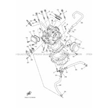 CULASSE pour Yamaha 700 2015 VIKING 700 1XPL YAMAHA BLACK