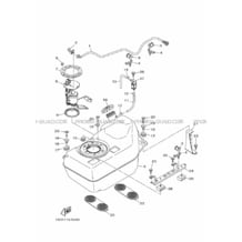RESERVOIR A ESSENCE pour Yamaha 700 2015 VIKING 700 1XPV MAT SILVER 1