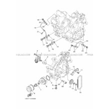POMPE A HUILE pour Yamaha 700 2015 VIKING YXM700E 1XPR PASTEL DEEP GREEN