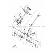 DIRECTION pour Yamaha 700 2015 VIKING_EPS_SE YXM700ES 2US3 PASTEL DEEP GREEN