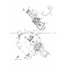 CULASSE pour Yamaha 700 2018 WOLVERINE WOLVERINE-R 4WD EPS B3D2 BLUISH WHITE SOLID 1 (BWS1)