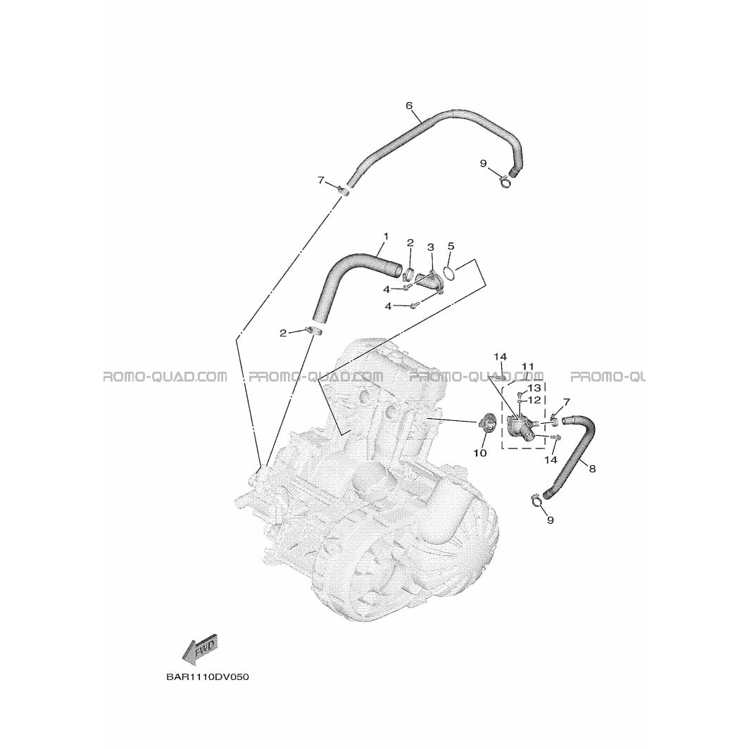 POMPE A EAU     DURITES  Yamaha  2020 850  pièces OEMPOMPE A EAU     DURITES  Yamaha  2020 850  pièces OEM
