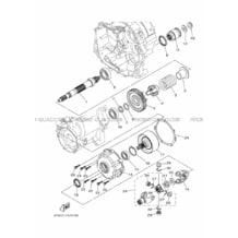TRANSMISSION INTERMEDIAIRE pour Yamaha 1000 2016 YXZ 1000 R SPECIAL EDITION 2HC8 LIGHT GRAY METALLIC P