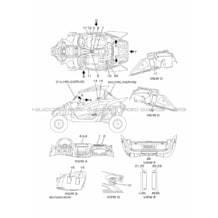 EMBLEME     ETIQUETTE 1 pour Yamaha 1000 2017 YXZ 1000 R SPORT SHIFT B577 LOW GLOSS BLACK