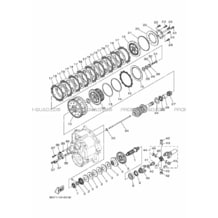 EMBRAYAGE DE DEMARREUR pour Yamaha 1000 2017 YXZ 1000 R SPORT SHIFT B57J MAT DARK GRAY METALLIC 7
