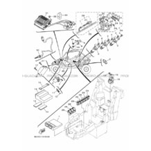 PARTIE ELECTRIQUE 1 pour Yamaha 1000 2017 YXZ 1000 R SPORT SHIFT B57J MAT DARK GRAY METALLIC 7