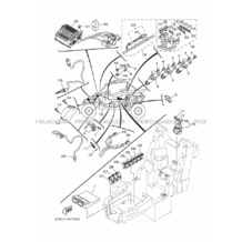 ELECTRIQUE 1 pour Yamaha 1000 2018 YXZ YXZ1000R SE 2HCK DEEP PURPLISH BLUE METALLIC 19 (DPBM19)