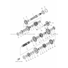 TRANSMISSION pour Yamaha 1000 2018 YXZ YXZ1000R SE SPORT SHIFT B0F6 BLUISH WHITE PEARL 2 (BWP2)