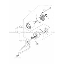 DEMARREUR pour Yamaha 1000 2018 YXZ YXZ1000R SPORT SHIFT B0FA DARK GRAY SOLID R (DNSR)