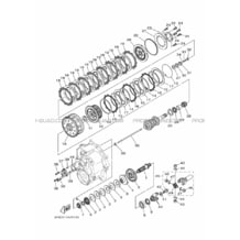 EMBRAYAGE DE DEMARREUR pour Yamaha 1000 2019 YXZ YXZ1000R B5J4 DARK GRAY SOLID R