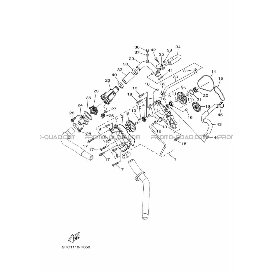 POMPE A EAU     DURITES  Yamaha  2019 1000  pièces OEMPOMPE A EAU     DURITES  Yamaha  2019 1000  pièces OEM
