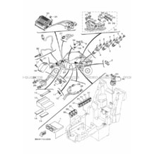 PARTIE ELECTRIQUE 1 pour Yamaha 1000 2019 YXZ YXZ1000R SS B5HA DARK GRAY SOLID R