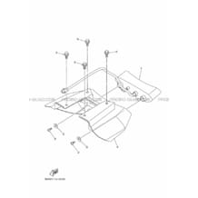 FEU ARRIERE pour Yamaha 1000 2020 YXZ YXZ1000R B5J7 ROMANTIQUE ROUGE