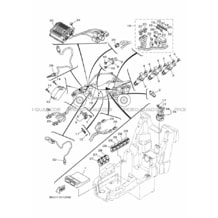 PARTIE ELECTRIQUE 1 pour Yamaha 1000 2020 YXZ YXZ1000R B5J7 ROMANTIQUE ROUGE