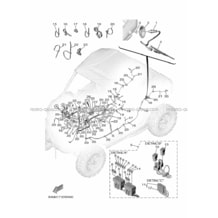 ELECTRIQUE 3 pour Yamaha 1000 2021 WOLVERINE RMAX 2 EPS SE XT-R B4M2 MAT DARKGRAYISH LEAFGREEN ME 3