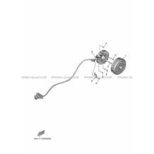 GENERATEUR pour Yamaha 1000 2021 WOLVERINE RMAX 4 EPS SE XT-R B4J2 MAT DARKGRAYISH LEAFGREEN ME 3
