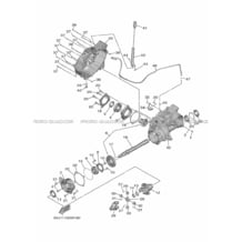 TRANSMISSION INTERMEDIAIRE pour Yamaha 1000 2021 WOLVERINE RMAX 4 EPS SE XT-R B4J2 MAT DARKGRAYISH LEAFGREEN ME 3