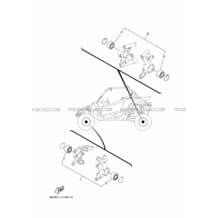 KIT PIECES D'ENTRETIEN pour Yamaha 1000 2021 YXZ 1000R SS SPECIAL EDITION BASC LIGHT LEAF GREEN SOLID 8