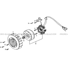 ALTERNATEUR pour Hytrack Toutes les cylindrées Toutes les années HY100SX