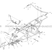 CHASSIS pour Hytrack Toutes les cylindrées Toutes les années HY100SX