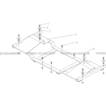 MARCHE-PIED pour Hytrack Toutes les cylindrées Toutes les années HY100SX