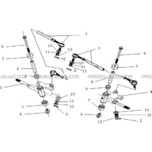 DIRECTION AVANT pour Hytrack Toutes les cylindrées Toutes les années HY100SX