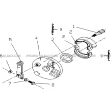 FREIN AVANT pour Hytrack Toutes les cylindrées Toutes les années HY100SX