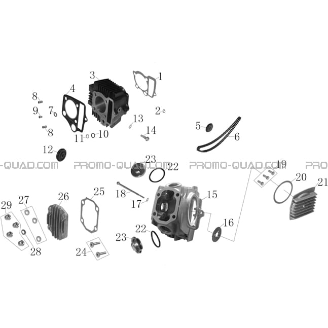 ENSEMBLE CYLINDRE   CULASSE  Hytrack  All Years All cylindrical  Original parts OEMENSEMBLE CYLINDRE   CULASSE  Hytrack  All Years All cylindrical  Original parts OEM