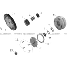 EMBRAYAGE pour Hytrack Toutes les cylindrées Toutes les années HY110ST