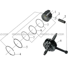 EMBIELLAGE   PISTON pour Hytrack Toutes les cylindrées Toutes les années HY110ST