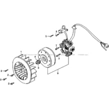 ALTERNATEUR pour Hytrack Toutes les cylindrées Toutes les années HY125SX