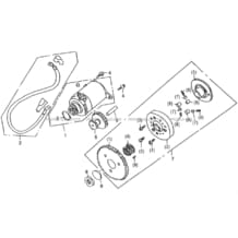 DEMARREUR pour Hytrack Toutes les cylindrées Toutes les années HY125SX