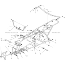 CHASSIS pour Hytrack Toutes les cylindrées Toutes les années HY125SX