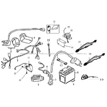 COMPOSANTS ELECTRIQUES pour Hytrack Toutes les cylindrées Toutes les années HY125SX