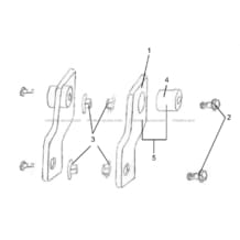 SUPPORT MOTEUR MODELE A PARTIR DE 2006 pour Hytrack Toutes les cylindrées Toutes les années HY150 - 150S - 150SX