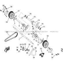ROUES ARRIERE pour Hytrack Toutes les cylindrées Toutes les années HY150 - 150S - 150SX