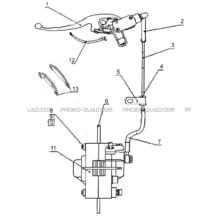 SYSTEME DE FREINAGE pour Hytrack Toutes les cylindrées Toutes les années HY150 - 150S - 150SX