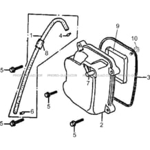 CACHE-CULBUTEURS MODELE 2019 ET AVANT pour Hytrack Toutes les cylindrées Toutes les années HY150 - 150S - 150SX