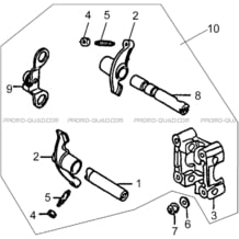 CULBUTEURS MODELE 2019 ET AVANT pour Hytrack Toutes les cylindrées Toutes les années HY150 - 150S - 150SX
