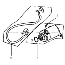 ENSEMBLE DEMARREUR MODELE 2019 ET AVANT pour Hytrack Toutes les cylindrées Toutes les années HY150 - 150S - 150SX