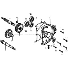 ENSEMBLE TRANSMISSION MODELE 2019 ET AVANT pour Hytrack Toutes les cylindrées Toutes les années HY150 - 150S - 150SX
