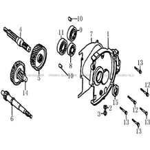 ENSEMBLE TRANSMISSION MODELE A PARTIR DE 2020 pour Hytrack Toutes les cylindrées Toutes les années HY150 - 150S - 150SX