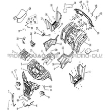 CARROSSERIE   DECORATION pour Hytrack Toutes les cylindrées Toutes les années HY170ST