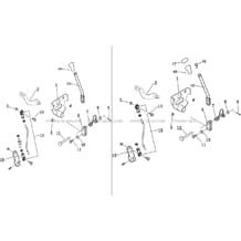 TRINGLERIE DE VITESSES pour Hytrack Toutes les cylindrées Toutes les années HY170ST