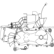 ENSEMBLE MOTEUR pour Hytrack Toutes les cylindrées Toutes les années HY170ST