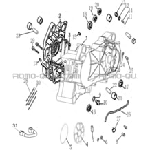 CARTERS MOTEUR pour Hytrack Toutes les cylindrées Toutes les années HY170ST