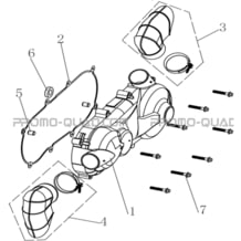 CACHE CARTER GAUCHE pour Hytrack All cylindrical All Years HY170ST