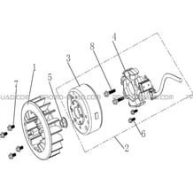 ALTERNATEUR pour Hytrack Toutes les cylindrées Toutes les années HY170ST